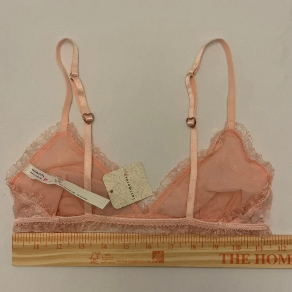 Intimately Free People Save The Date Bralette Flamingo Flamenco, Small, MSRP $38